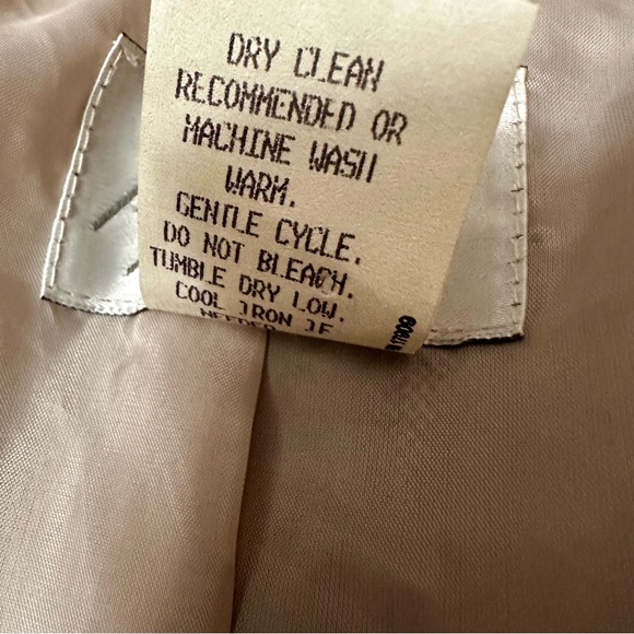 Pykettes Silk Blend Vtg Women Sz 14 80s Open Jacket Blazer Blue Brown Tapestry - Picture 7 of 9